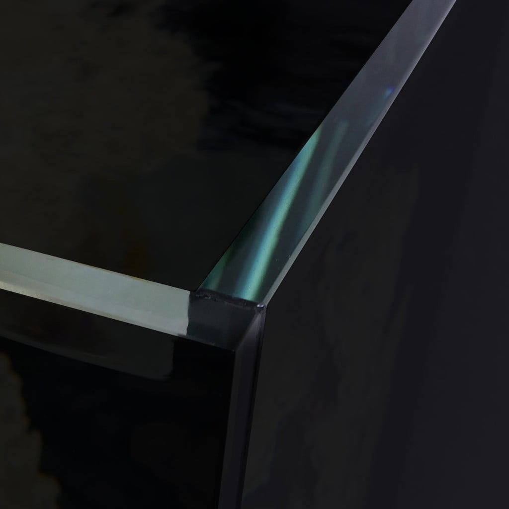 silicona negra de borde recto