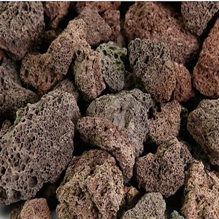 red lava rock